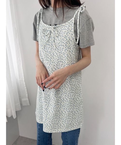 「WC」 キャミソールワンピース FREE ホワイト レディース_画像4