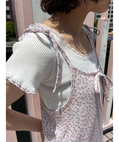 「WC」 キャミソールワンピース FREE ホワイト レディース_画像8