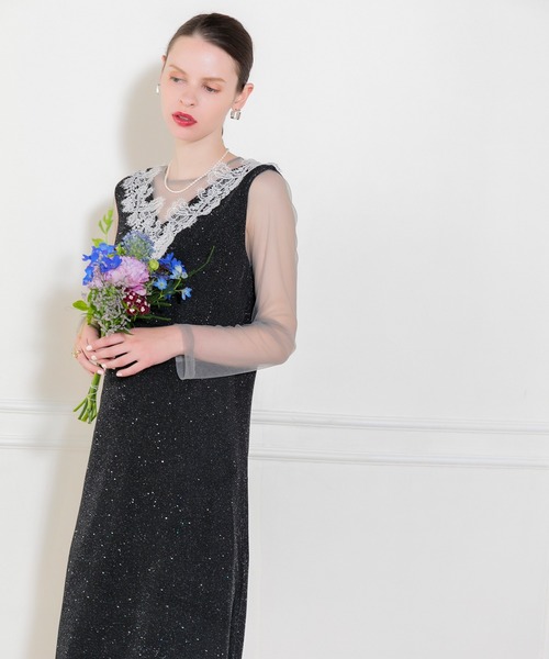 Leja（レジャ） 長袖ワンピース FREE ブラック レディース : ZOZOTOWN