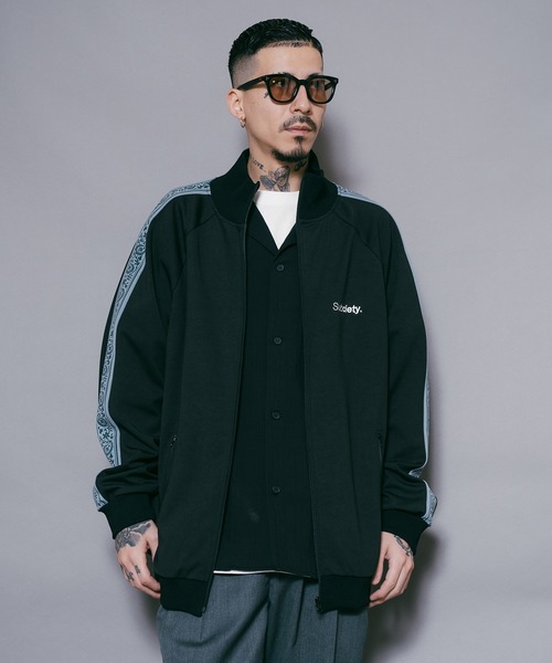 Subciety（サブサエティ） ジャージブルゾン X-LARGE ブラック