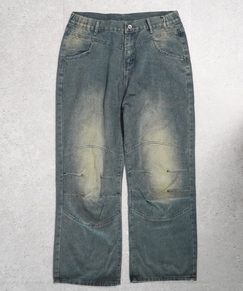 「Shoowtime」 デニムパンツ LARGE ブルー メンズ_画像9