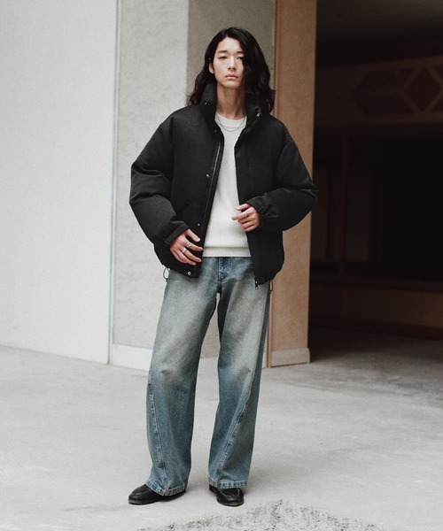 WYM LIDNM 「WYM LIDNM」 ダウンジャケット X-LARGE ブラック メンズ