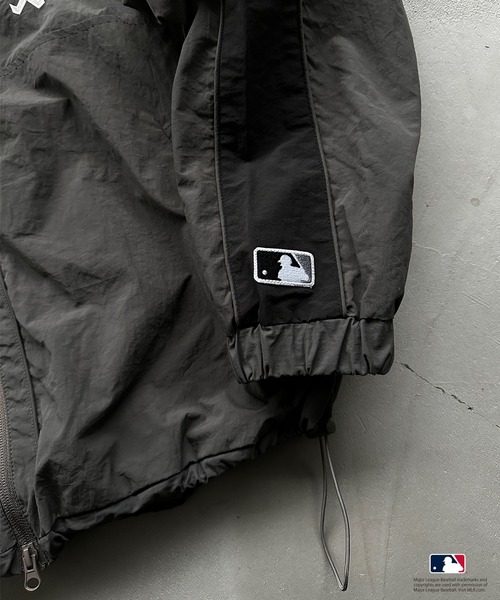 「Perushu」 ナイロンブルゾン MEDIUM ベージュ メンズ_画像3