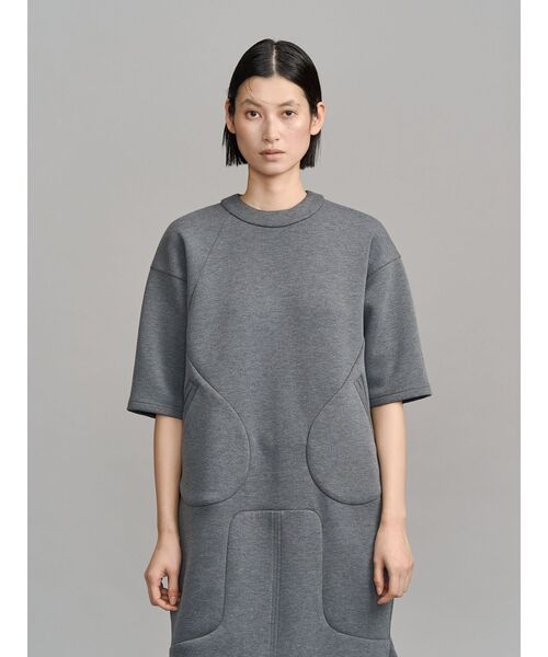UN3D.（アンスリード） ワンピース ROUND POCKET SWEAT OP / ラウンド