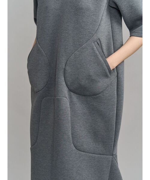 UN3D.（アンスリード） ワンピース ROUND POCKET SWEAT OP / ラウンド