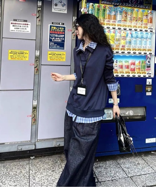 WAAC フェイクカラースウェット WAAC フェイクカラースウェット WAAC