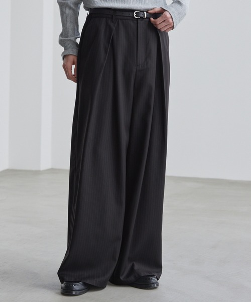 LUENNA スラックス 「LUENNA」Cross-Tuck Slacks / クロスタック