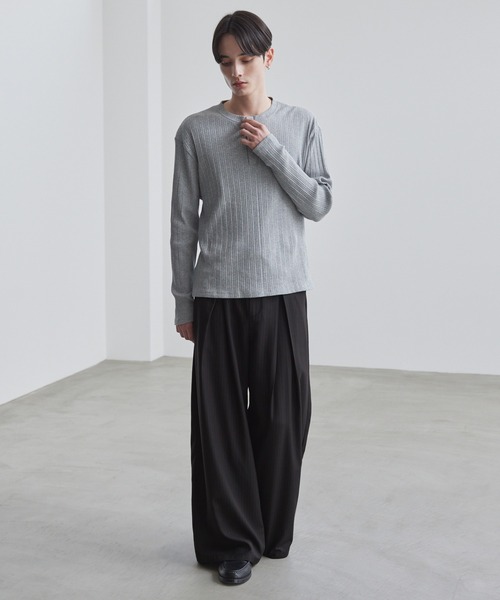 【人気】LIDNM☆スラックス☆L☆グレー WYM LIDNM 「WYM LIDNM」 スラックス L チャコール メンズ : ZOZOTOWN