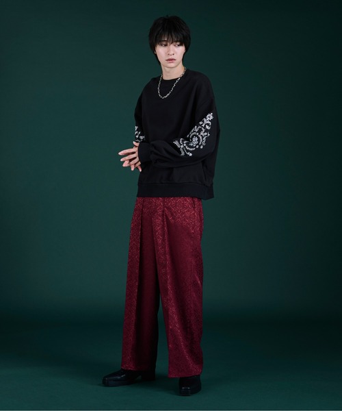 「Ellno Loset」 スウェットカットソー SMALL ブラック メンズ_画像4