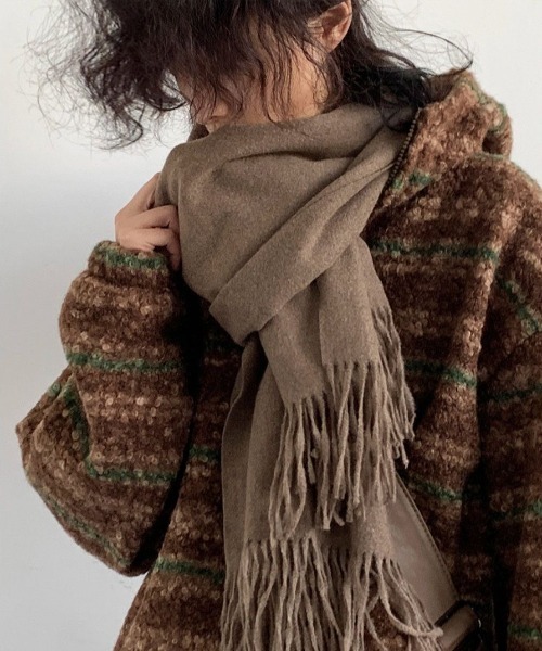 「FreeZone」 プルオーバーパーカー F ベージュ メンズ_画像9