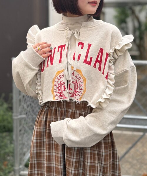 pp.closet スウェット DAY CLOSET トレーナー スウェット 「セットアップ/ワンマイルOK」長袖