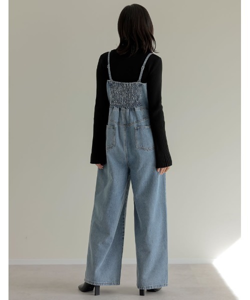 「Re:EDIT」 オールインワン MEDIUM ブルー レディース_画像5