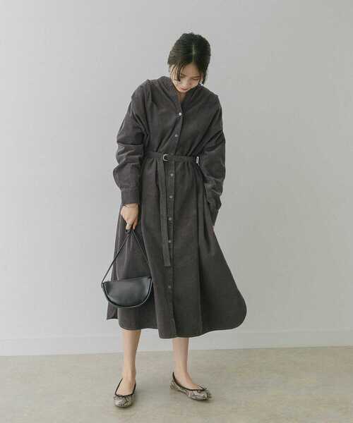 「KBF+」 長袖ワンピース ONE ブルー レディース_画像2