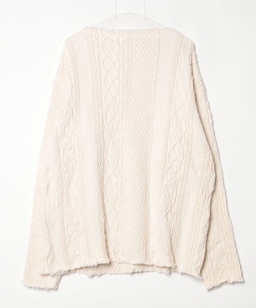 「R JUBILEE」 長袖カットソー FREE ベージュ レディース_画像2