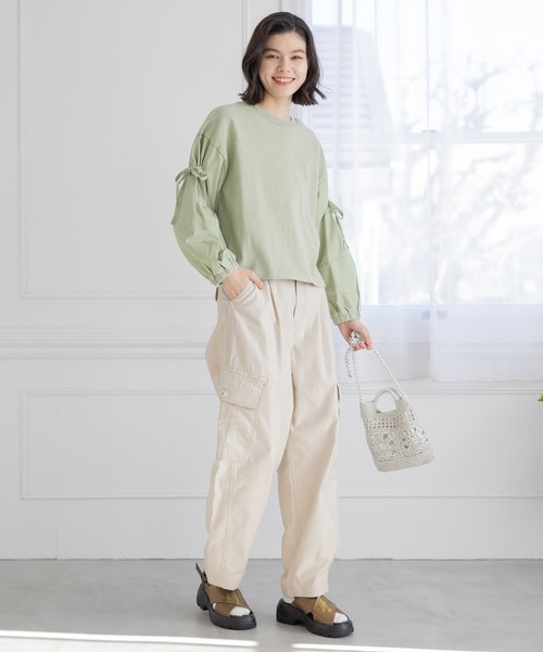 「niko and...」 カーゴパンツ MEDIUM チャコール レディース_画像2