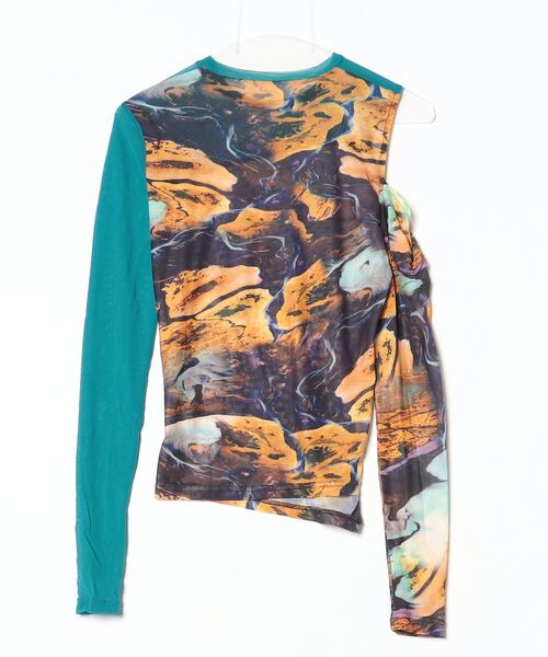 「MURUA」 長袖カットソー FREE ブルー レディース_画像2