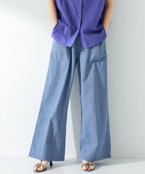 「URBAN RESEARCH Sonny Label」 デニムパンツ 36 ライトインディゴブルー レディース_画像2