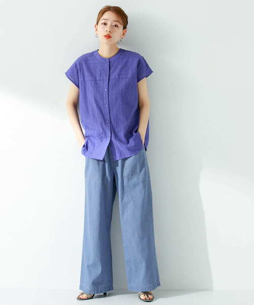 「URBAN RESEARCH Sonny Label」 デニムパンツ 36 ライトインディゴブルー レディース_画像6