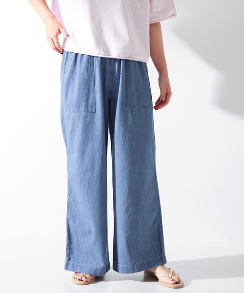 「URBAN RESEARCH Sonny Label」 デニムパンツ 36 ライトインディゴブルー レディース_画像9