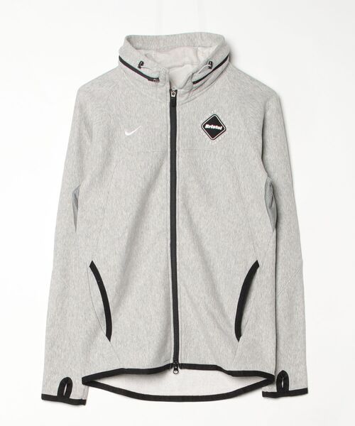 FCRB NIKE ジップアップスウェットパーカー グレー メンズ S 【公式 