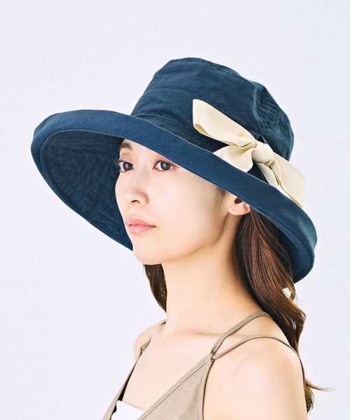 CA4LA（カシラ） 帽子 ハット LAUNDRY RIBBON M3 レディース