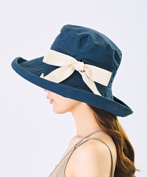 CA4LA（カシラ） 帽子 ハット LAUNDRY RIBBON M3 レディース