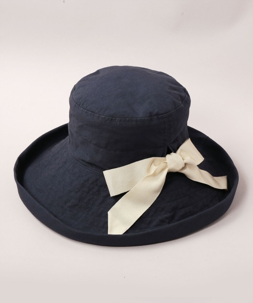 CA4LA（カシラ） uvカット 帽子 ハット 紫外線カット LAUNDRY RIBBON
