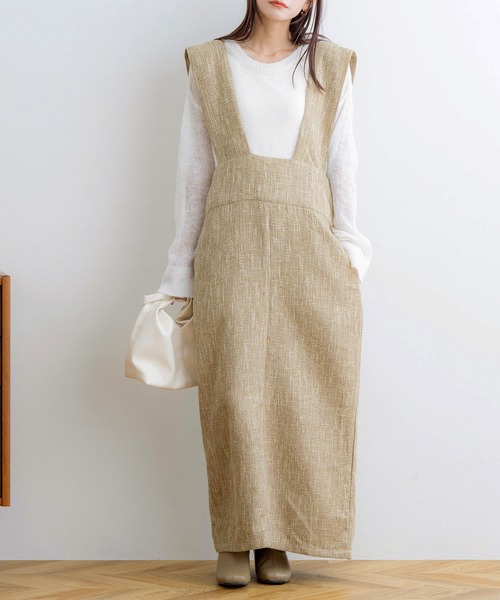 「NOAHL」 スカート M ベージュ レディース_画像8