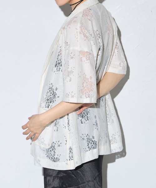 「leimn」 ジャケット M アイボリー レディース_画像6