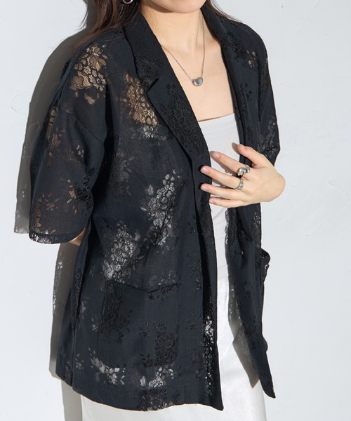 「leimn」 ジャケット M アイボリー レディース_画像7