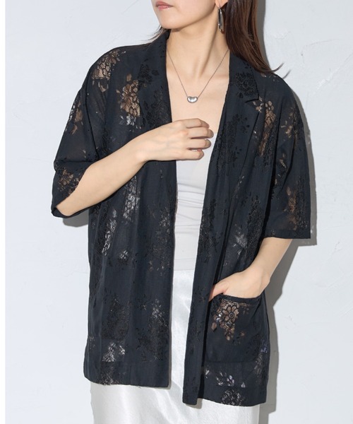 「leimn」 ジャケット M アイボリー レディース_画像8