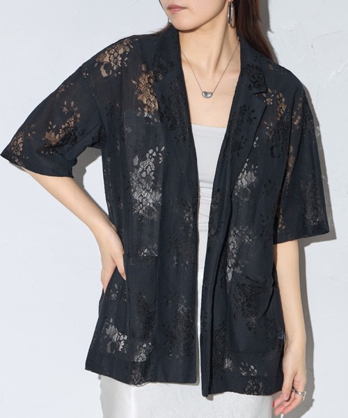 「leimn」 ジャケット M アイボリー レディース_画像9