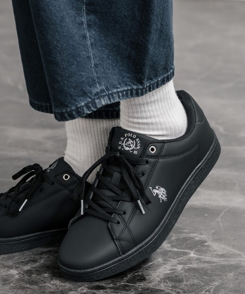 U.S. POLO ASSN.（ユーエスポロアッスン） スニーカー ローカット 紐靴 