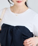 tシャツ 半袖 「新色追加」美easyリネンラ...の詳細画像5