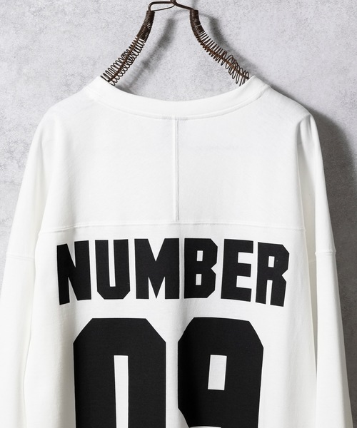 美品 ナンバーナイン NUMBER (N)INE ブラック 長袖 カットソー 3 NUMBER (N)INE（ナンバーナイン） 「NUMBER (N)INE」 長袖Tシャツ 3
