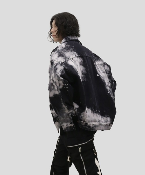 「minsobi」 デニムジャケット FREE ブラック メンズ_画像3