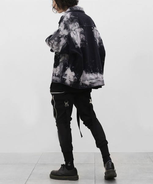 「minsobi」 デニムジャケット FREE ブラック メンズ_画像4