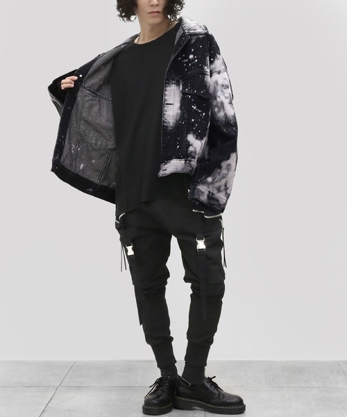 「minsobi」 デニムジャケット FREE ブラック メンズ_画像5