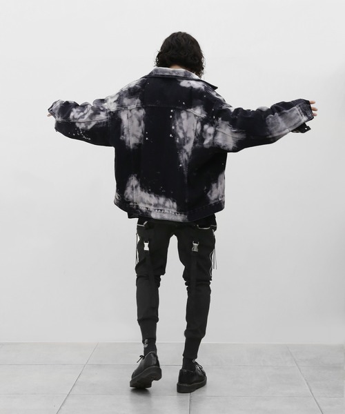 「minsobi」 デニムジャケット FREE ブラック メンズ_画像8