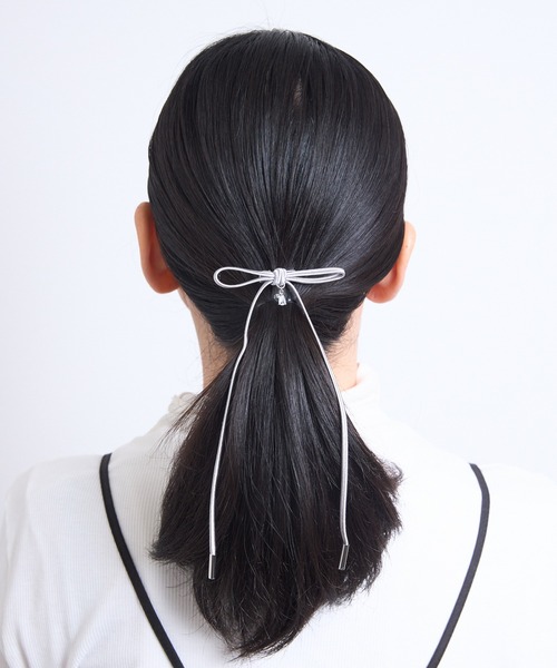 Zoule（ゾーラ） ヘアクリップ ゾーラ：long ribbon clip リボン