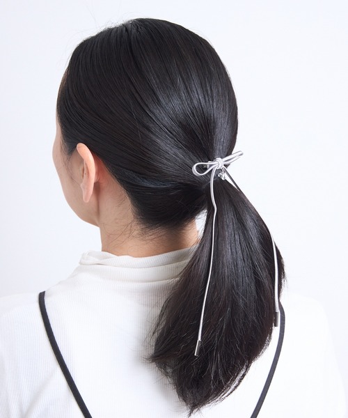 ヘアークリップ Zoule（ゾーラ） ヘアクリップ ゾーラ：long ribbon clip リボン