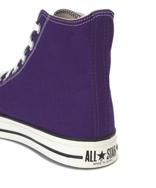 Converse ハイカットスニーカー ブラック/パープル CONVERSE（コンバース） ハイカットスニーカー 9.5 パープル メンズ