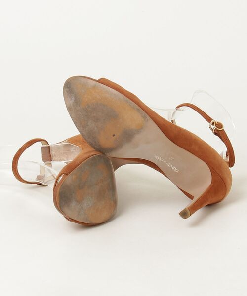 「ODETTE E ODILE」 ヒールサンダル 22cm ブラウン レディース_画像3