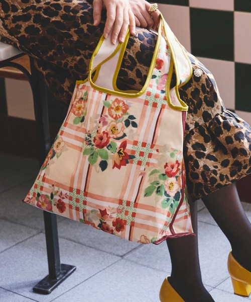 エコバッグ メリルボーン ショッパー Archive Floral Check
