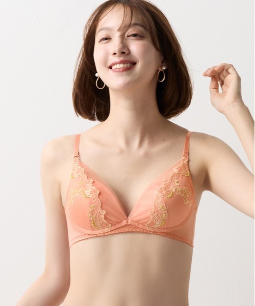 にエヌメリーと專用 AMOSTYLE（アモスタイル） ブラジャー 夢みるブラ ノンワイヤー
