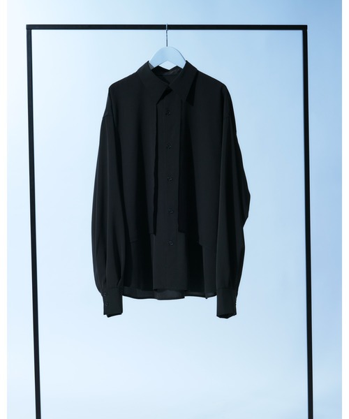 「Ellno Loset」 長袖シャツ MEDIUM オフホワイト メンズ_画像4
