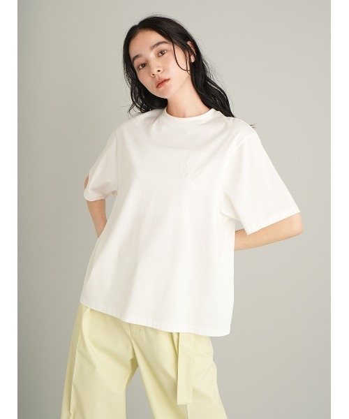 Mila Owen（ミラオーウェン） tシャツ 半袖 「接触冷感」ハイライン