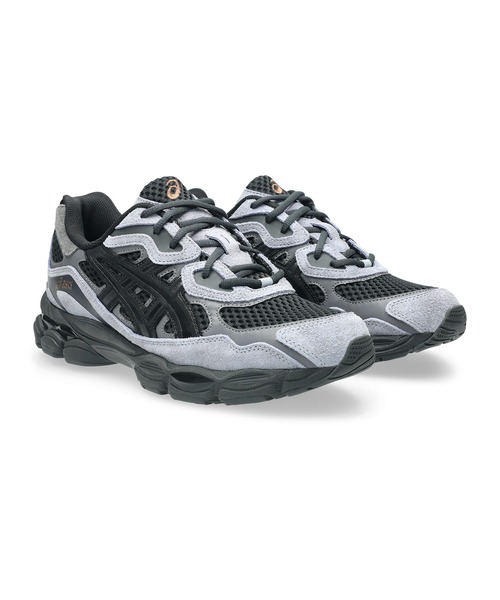 アシックス ゲルnyc 新品 ブラック ブラック 24 ホワイト グレー ASICS（アシックス） スニーカー GEL-NYC / ゲルエヌワイシー メンズ