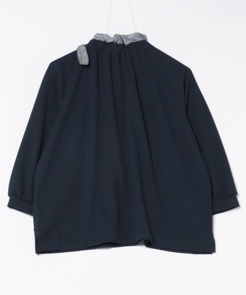 「haupia」 7分袖カットソー MEDIUM ブラック レディース_画像2