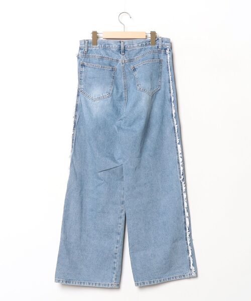 「Java」 デニムパンツ L ブルー レディース_画像2